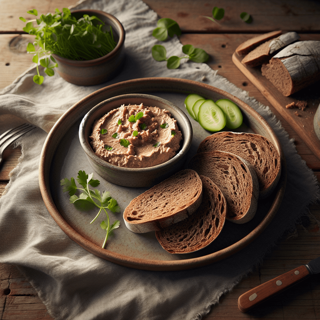 Tunmousse med Rugbrød